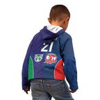 Custom Warriors-Roosters Kid Hoodie Together Sporty Style