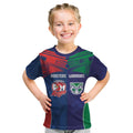Custom Warriors-Roosters Kid T Shirt Together Sporty Style