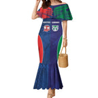 Custom Warriors-Roosters Mermaid Dress Together Sporty Style