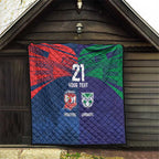 Custom Warriors-Roosters Quilt Together Sporty Style