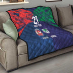 Custom Warriors-Roosters Quilt Together Sporty Style