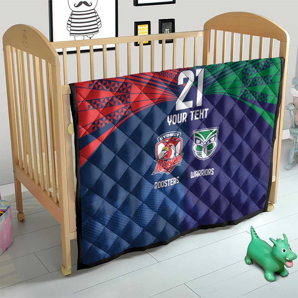 Custom Warriors-Roosters Quilt Together Sporty Style