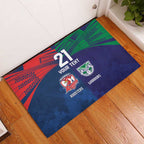 Custom Warriors-Roosters Rubber Doormat Together Sporty Style