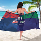 Custom Warriors-Roosters Sarong Together Sporty Style
