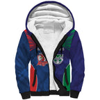Custom Warriors-Roosters Sherpa Hoodie Together Sporty Style