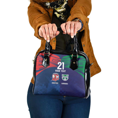 Custom Warriors-Roosters Shoulder Handbag Together Sporty Style