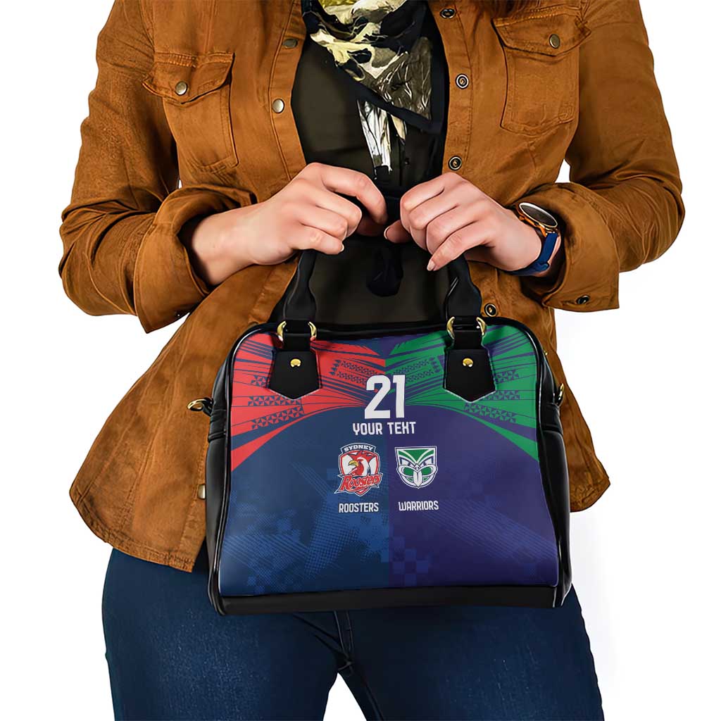 Custom Warriors-Roosters Shoulder Handbag Together Sporty Style