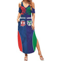 Custom Warriors-Roosters Summer Maxi Dress Together Sporty Style
