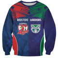 Custom Warriors-Roosters Sweatshirt Together Sporty Style