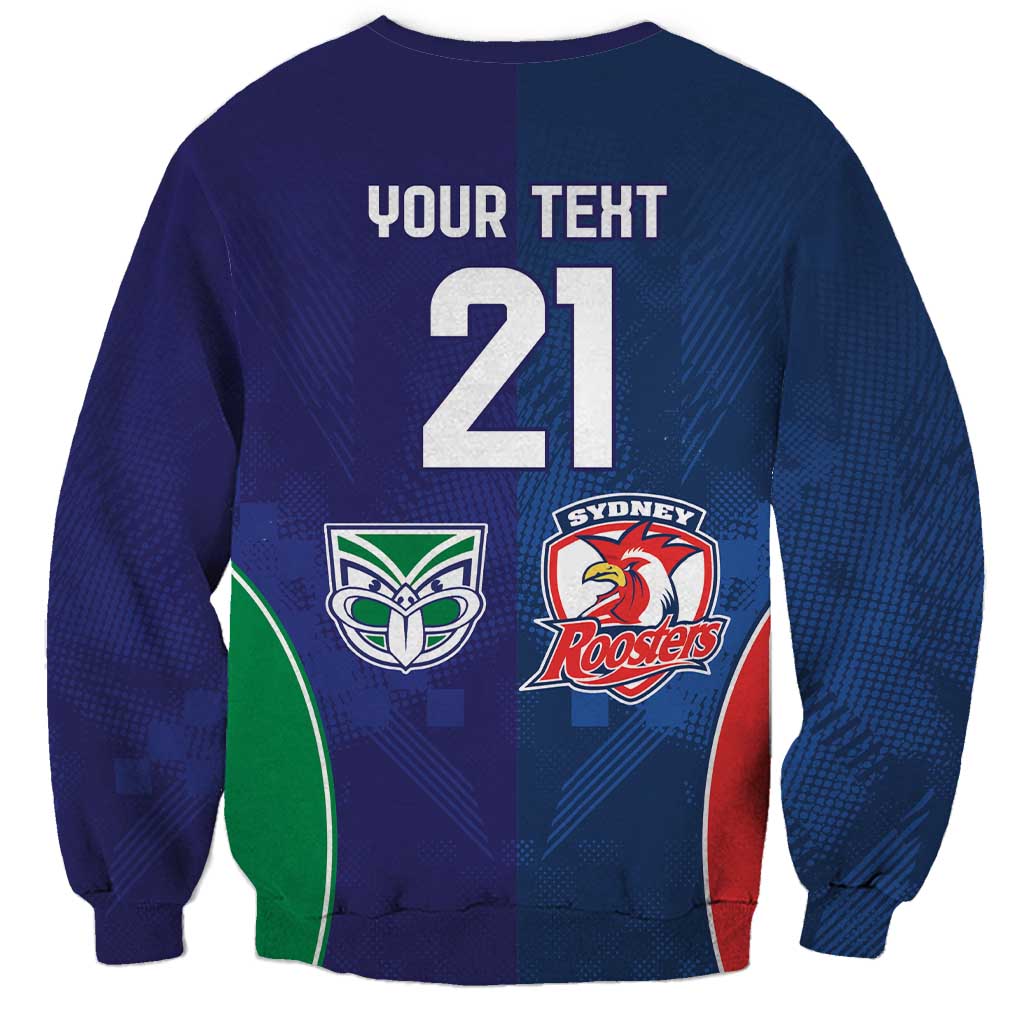 Custom Warriors-Roosters Sweatshirt Together Sporty Style