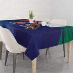 Custom Warriors-Roosters Tablecloth Together Sporty Style