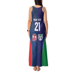 Custom Warriors-Roosters Tank Maxi Dress Together Sporty Style