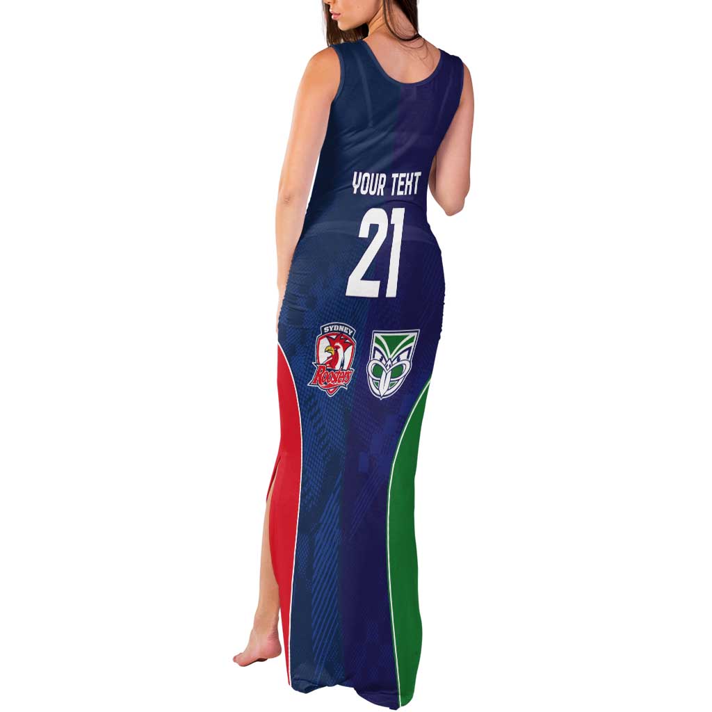 Custom Warriors-Roosters Tank Maxi Dress Together Sporty Style