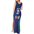 Custom Warriors-Roosters Tank Maxi Dress Together Sporty Style