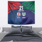 Custom Warriors-Roosters Tapestry Together Sporty Style
