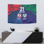 Custom Warriors-Roosters Tapestry Together Sporty Style