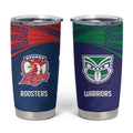 Custom Warriors-Roosters Tumbler Cup Together Sporty Style
