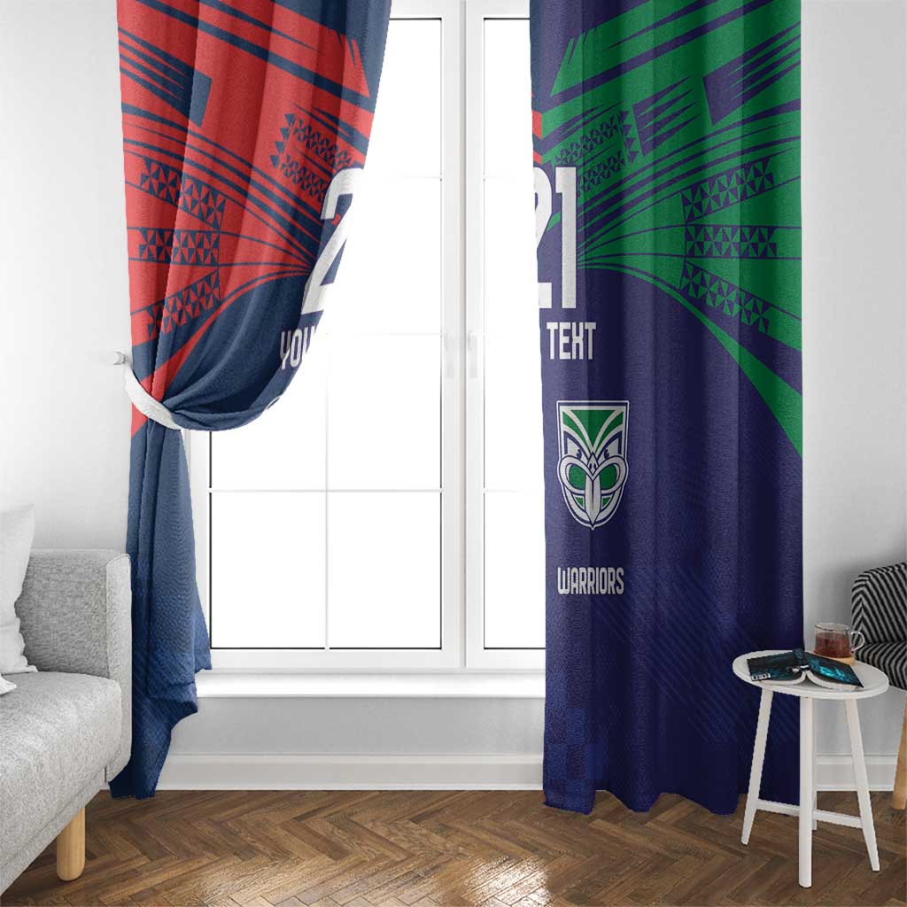 Custom Warriors-Roosters Window Curtain Together Sporty Style