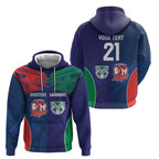 Custom Warriors-Roosters Zip Hoodie Together Sporty Style