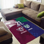Custom Warriors-Sea Eagles Area Rug Together Sporty Style
