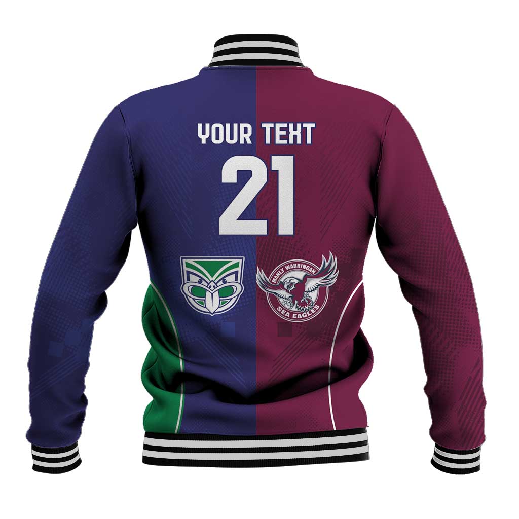 Custom Warriors-Sea Eagles Baseball Jacket Together Sporty Style