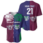 Custom Warriors-Sea Eagles Baseball Jersey Together Sporty Style