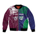 Custom Warriors-Sea Eagles Bomber Jacket Together Sporty Style