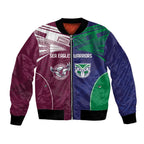 Custom Warriors-Sea Eagles Bomber Jacket Together Sporty Style