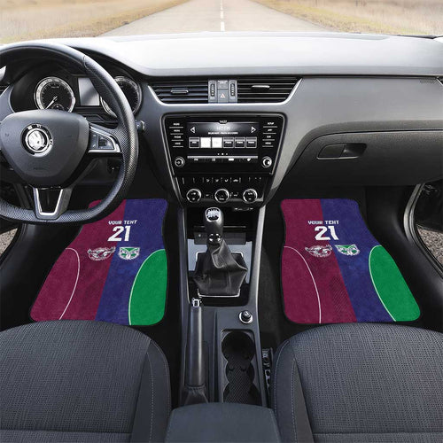 Custom Warriors-Sea Eagles Car Mats Together Sporty Style