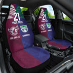 Custom Warriors-Sea Eagles Car Seat Cover Together Sporty Style