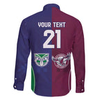 Custom Warriors-Sea Eagles Family Matching Summer Maxi Dress and Hawaiian Shirt Together Sporty Style