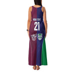 Custom Warriors-Sea Eagles Family Matching Tank Maxi Dress and Hawaiian Shirt Together Sporty Style