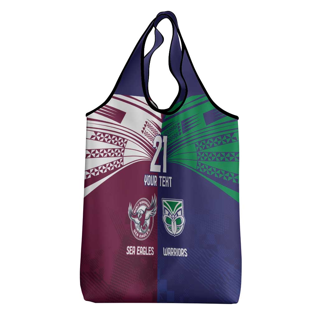Custom Warriors-Sea Eagles Grocery Bag Together Sporty Style