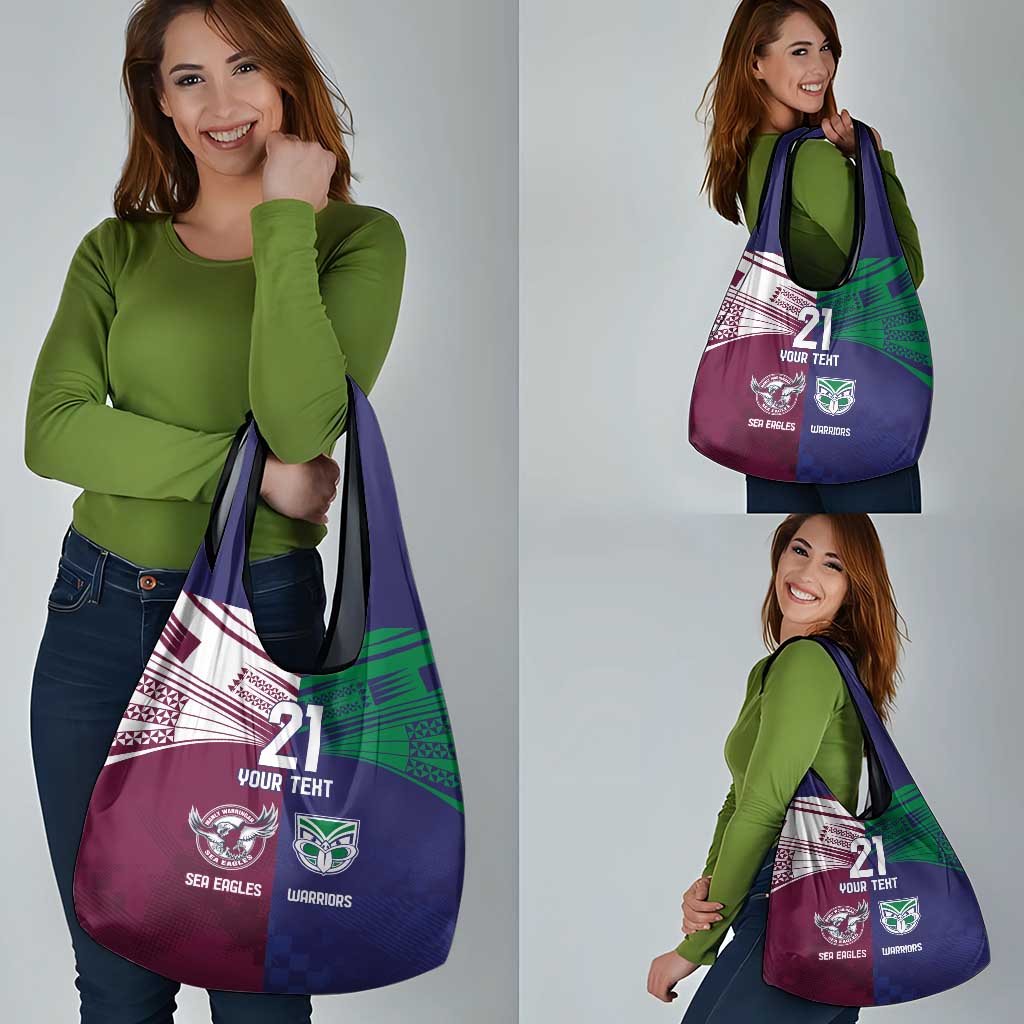 Custom Warriors-Sea Eagles Grocery Bag Together Sporty Style