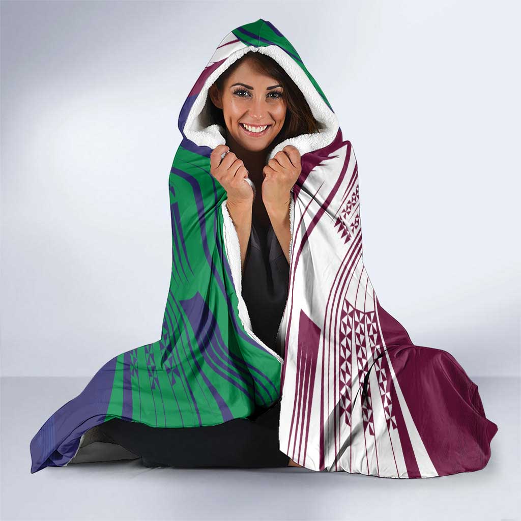 Custom Warriors-Sea Eagles Hooded Blanket Together Sporty Style