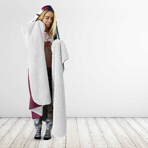 Custom Warriors-Sea Eagles Hooded Blanket Together Sporty Style