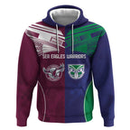 Custom Warriors-Sea Eagles Hoodie Together Sporty Style