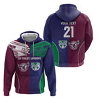Custom Warriors-Sea Eagles Hoodie Together Sporty Style