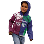 Custom Warriors-Sea Eagles Kid Hoodie Together Sporty Style