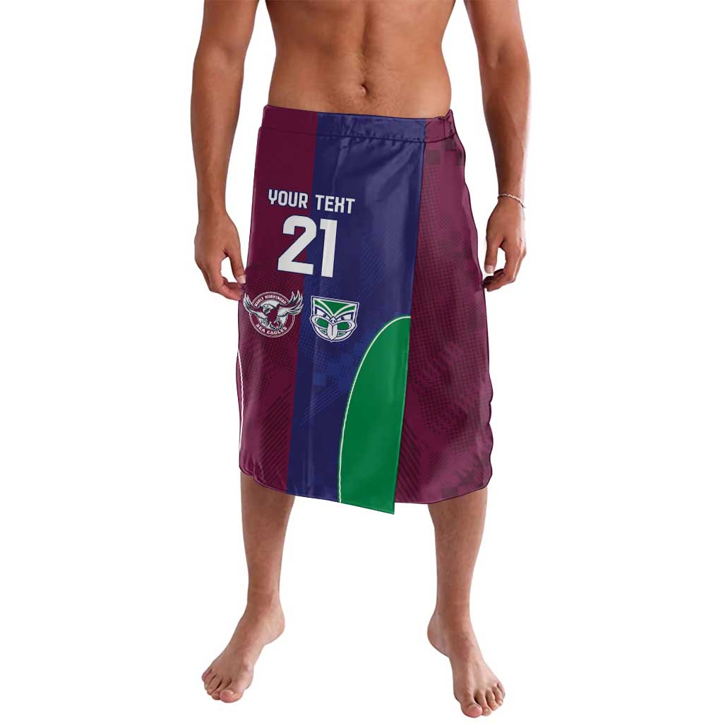 Custom Warriors-Sea Eagles Lavalava Together Sporty Style