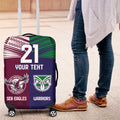 Custom Warriors-Sea Eagles Luggage Cover Together Sporty Style