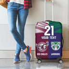 Custom Warriors-Sea Eagles Luggage Cover Together Sporty Style