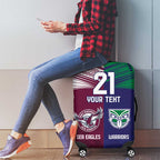 Custom Warriors-Sea Eagles Luggage Cover Together Sporty Style