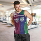 Custom Warriors-Sea Eagles Men Tank Top Together Sporty Style