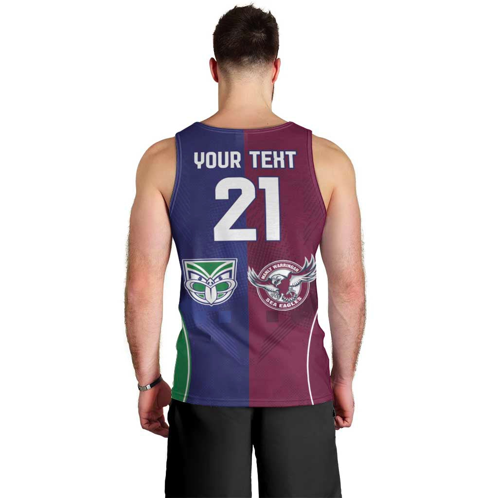 Custom Warriors-Sea Eagles Men Tank Top Together Sporty Style