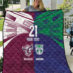 Custom Warriors-Sea Eagles Quilt Together Sporty Style