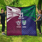 Custom Warriors-Sea Eagles Quilt Together Sporty Style