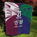 Custom Warriors-Sea Eagles Quilt Together Sporty Style