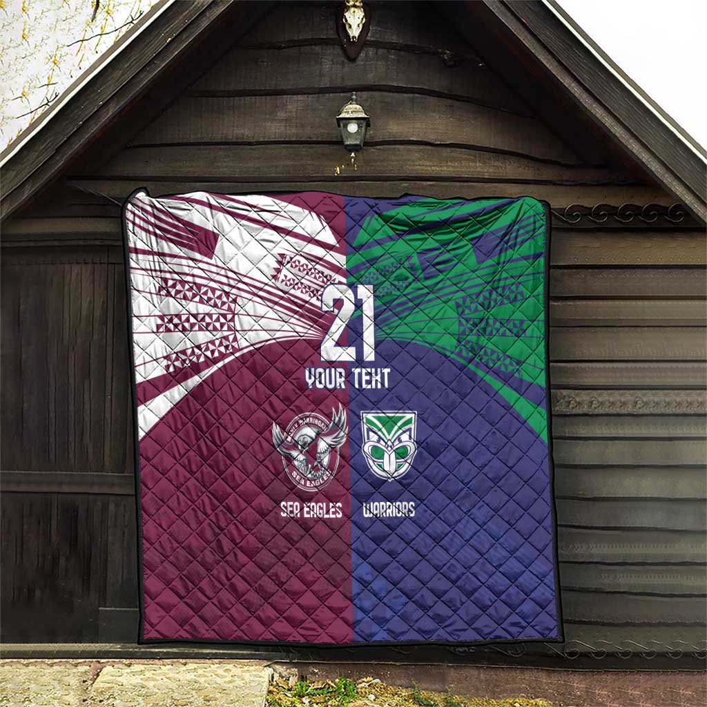 Custom Warriors-Sea Eagles Quilt Together Sporty Style