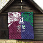 Custom Warriors-Sea Eagles Quilt Together Sporty Style